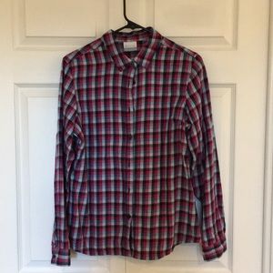 Columbia fitted flannel shirt